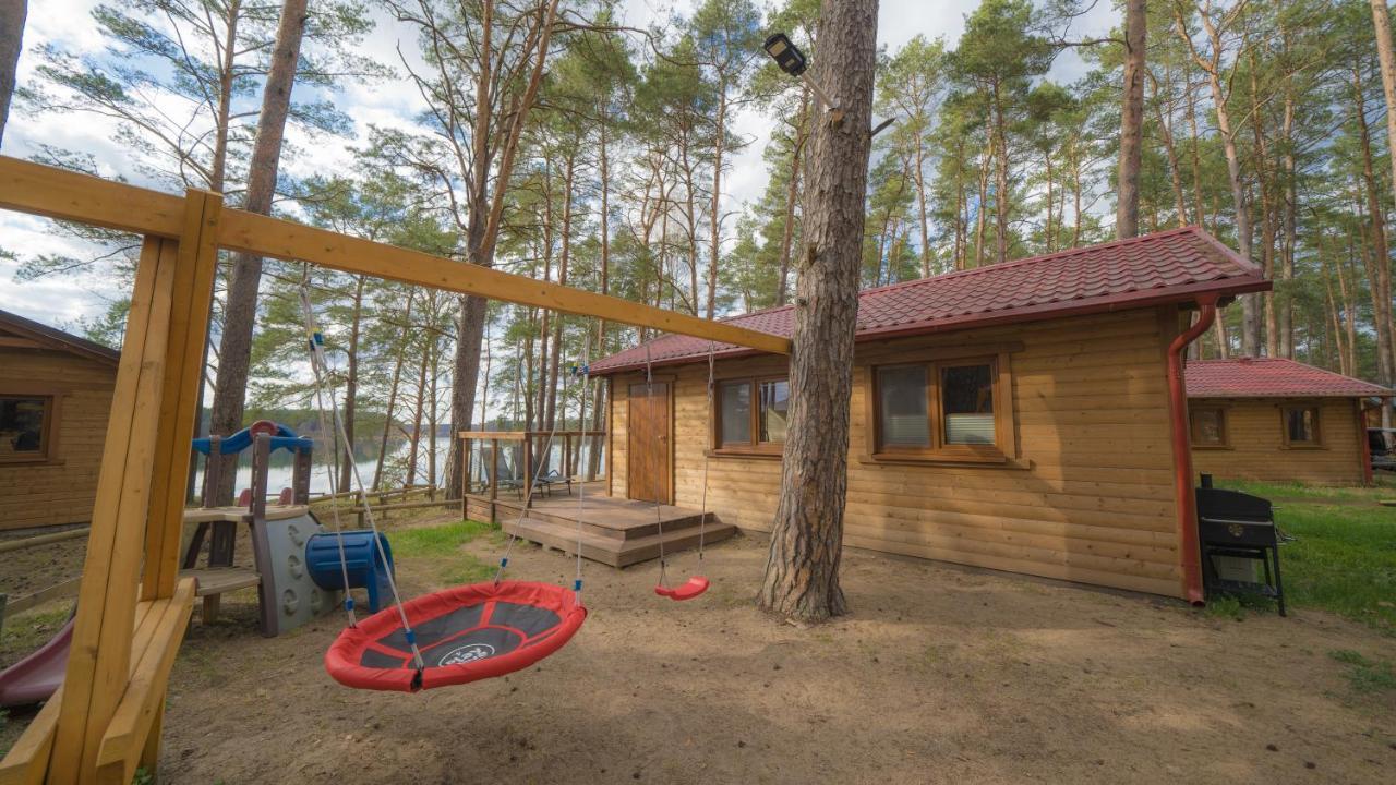 Sloneczny Domek Borsk Nr 2 I 15 - Nad Samym Jeziorem W Pierwszej Linii 外观 照片