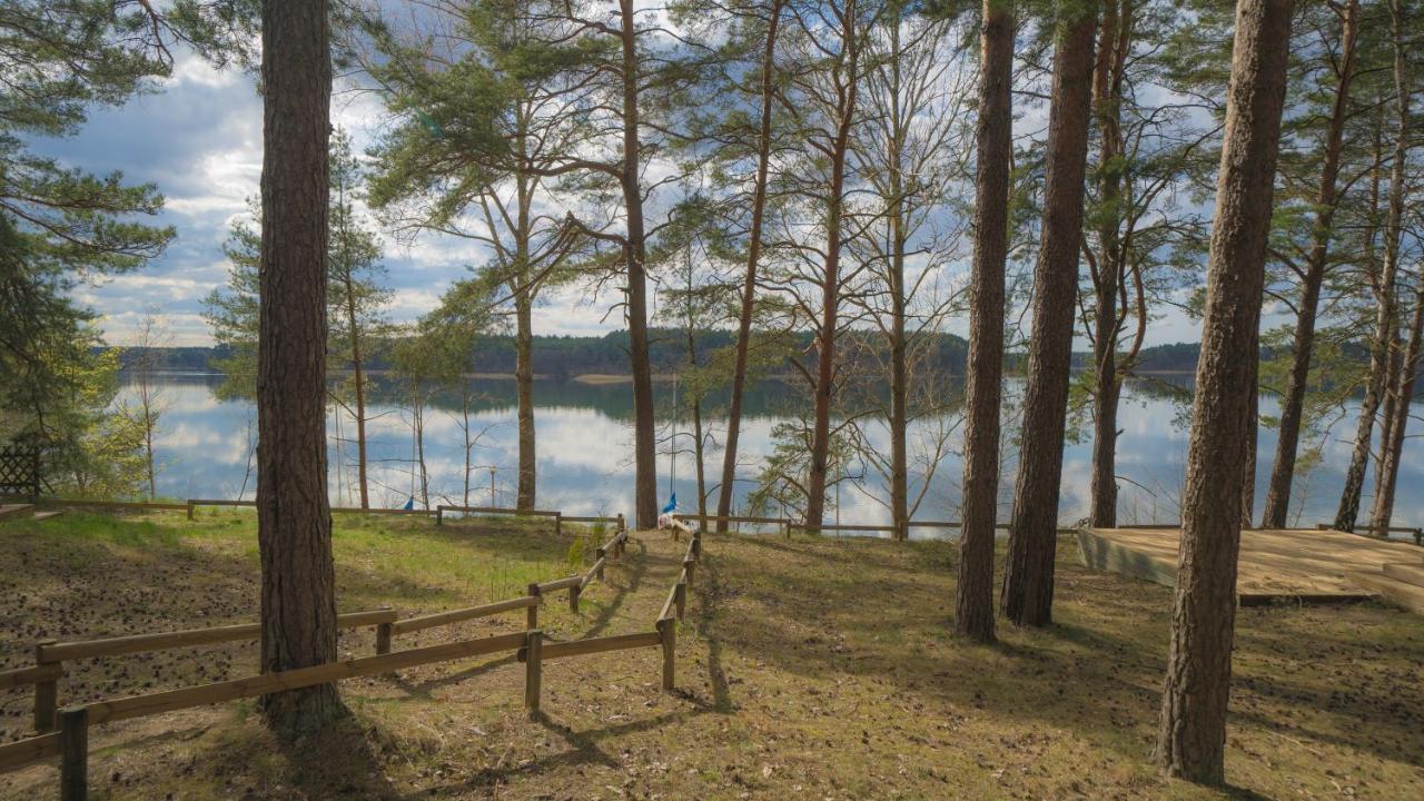 Sloneczny Domek Borsk Nr 2 I 15 - Nad Samym Jeziorem W Pierwszej Linii 外观 照片